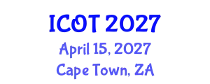 International Conference on Orthopedics and Traumatology (ICOT) April 15, 2027 - Cape Town, South Africa