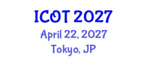 International Conference on Orthopedics and Traumatology (ICOT) April 22, 2027 - Tokyo, Japan