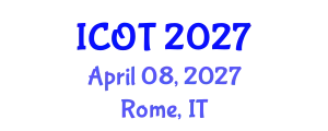 International Conference on Orthopedics and Traumatology (ICOT) April 08, 2027 - Rome, Italy
