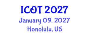 International Conference on Orthopedics and Traumatology (ICOT) January 09, 2027 - Honolulu, United States