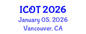International Conference on Orthopedics and Traumatology (ICOT) January 05, 2026 - Vancouver, Canada