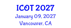 International Conference on Orthopedics and Traumatology (ICOT) January 09, 2027 - Vancouver, Canada
