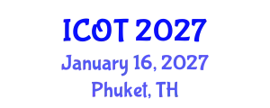 International Conference on Orthopedics and Traumatology (ICOT) January 16, 2027 - Phuket, Thailand