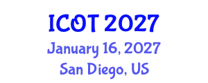 International Conference on Orthopedics and Traumatology (ICOT) January 16, 2027 - San Diego, United States
