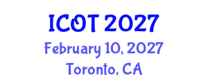 International Conference on Orthopedics and Traumatology (ICOT) February 10, 2027 - Toronto, Canada
