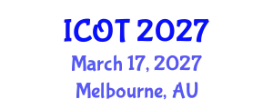 International Conference on Orthopedics and Traumatology (ICOT) March 17, 2027 - Melbourne, Australia