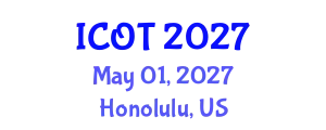 International Conference on Orthopedics and Traumatology (ICOT) May 01, 2027 - Honolulu, United States
