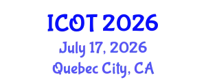 International Conference on Orthopedics and Traumatology (ICOT) July 17, 2026 - Quebec City, Canada