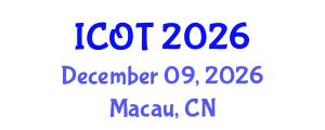 International Conference on Orthopedics and Traumatology (ICOT) December 09, 2026 - Macau, China