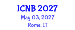 International Conference on Nanotechnology and Biosensors (ICNB) May 03, 2027 - Rome, Italy