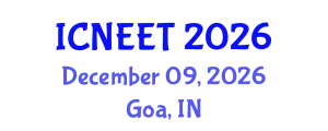 International Conference on Nuclear Energy Engineering and Technology (ICNEET) December 09, 2026 - Goa, India