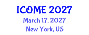 International Conference on Ocean and Marine Engineering (ICOME) March 17, 2027 - New York, United States
