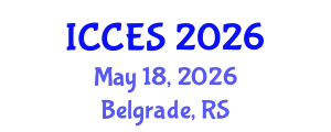 International Conference on Climate and Environmental Sciences (ICCES) May 18, 2026 - Belgrade, Serbia
