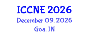 International Conference on Communications and Network Engineering (ICCNE) December 09, 2026 - Goa, India