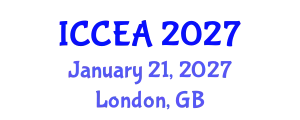 International Conference on Computer Engineering and Applications (ICCEA) January 21, 2027 - London, United Kingdom