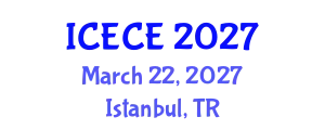 International Conference on Environmental and Civil Engineering (ICECE) March 22, 2027 - Istanbul, Turkey