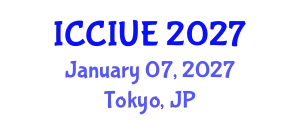 International Conference on Civil, Infrastructure and Urban Engineering (ICCIUE) January 07, 2027 - Tokyo, Japan
