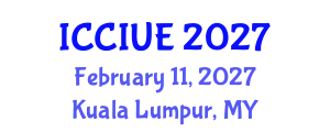 International Conference on Civil, Infrastructure and Urban Engineering (ICCIUE) February 11, 2027 - Kuala Lumpur, Malaysia