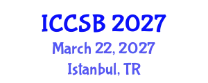 International Conference on Computational and Systems Biology (ICCSB) March 22, 2027 - Istanbul, Turkey