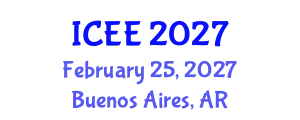 International Conference on Electrical Engineering (ICEE) February 25, 2027 - Buenos Aires, Argentina