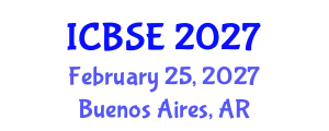 International Conference on Biomechanics and Sports Engineering (ICBSE) February 25, 2027 - Buenos Aires, Argentina