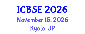 International Conference on Biomechanics and Sports Engineering (ICBSE) November 15, 2026 - Kyoto, Japan