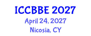 International Conference on Computational Biology and Biomedical Engineering (ICCBBE) April 24, 2027 - Nicosia, Cyprus