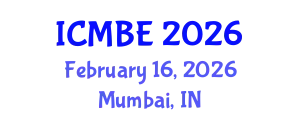 International Conference on Medical and Biological Engineering (ICMBE) February 16, 2026 - Mumbai, India