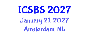 International Conference on Sport and Biomedical Sciences (ICSBS) January 21, 2027 - Amsterdam, Netherlands