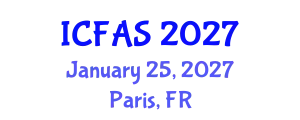 International Conference on Financial and Actuarial Sciences (ICFAS) January 25, 2027 - Paris, France