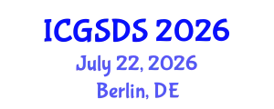 International Conference on Gender, Sexuality and Diversity Studies (ICGSDS) July 22, 2026 - Berlin, Germany