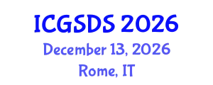 International Conference on Gender, Sexuality and Diversity Studies (ICGSDS) December 13, 2026 - Rome, Italy