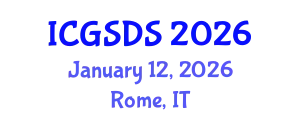International Conference on Gender, Sexuality and Diversity Studies (ICGSDS) January 12, 2026 - Rome, Italy