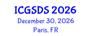 International Conference on Gender, Sexuality and Diversity Studies (ICGSDS) December 30, 2026 - Paris, France