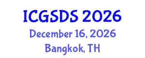International Conference on Gender, Sexuality and Diversity Studies (ICGSDS) December 16, 2026 - Bangkok, Thailand