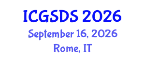 International Conference on Gender, Sexuality and Diversity Studies (ICGSDS) September 16, 2026 - Rome, Italy