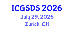 International Conference on Gender, Sexuality and Diversity Studies (ICGSDS) July 29, 2026 - Zurich, Switzerland