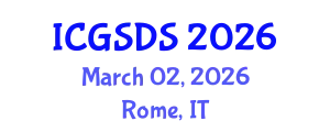 International Conference on Gender, Sexuality and Diversity Studies (ICGSDS) March 02, 2026 - Rome, Italy