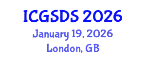 International Conference on Gender, Sexuality and Diversity Studies (ICGSDS) January 19, 2026 - London, United Kingdom