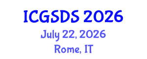 International Conference on Gender, Sexuality and Diversity Studies (ICGSDS) July 22, 2026 - Rome, Italy