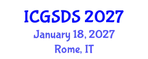 International Conference on Gender, Sexuality and Diversity Studies (ICGSDS) January 18, 2027 - Rome, Italy