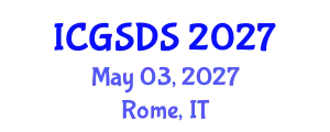 International Conference on Gender, Sexuality and Diversity Studies (ICGSDS) May 03, 2027 - Rome, Italy