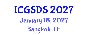 International Conference on Gender, Sexuality and Diversity Studies (ICGSDS) January 18, 2027 - Bangkok, Thailand