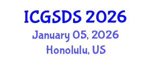 International Conference on Gender, Sexuality and Diversity Studies (ICGSDS) January 05, 2026 - Honolulu, United States