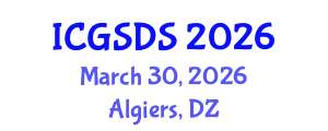 International Conference on Gender, Sexuality and Diversity Studies (ICGSDS) March 30, 2026 - Algiers, Algeria