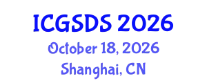 International Conference on Gender, Sexuality and Diversity Studies (ICGSDS) October 18, 2026 - Shanghai, China