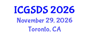International Conference on Gender, Sexuality and Diversity Studies (ICGSDS) November 29, 2026 - Toronto, Canada