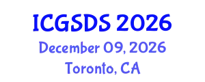 International Conference on Gender, Sexuality and Diversity Studies (ICGSDS) December 09, 2026 - Toronto, Canada