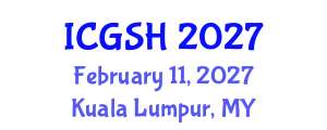 International Conference on Gender, Sex and Healthcare (ICGSH) February 11, 2027 - Kuala Lumpur, Malaysia