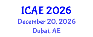 International Conference on Agricultural Engineering (ICAE) December 20, 2026 - Dubai, United Arab Emirates